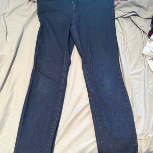 Old Navy Dark Blue Straight Leg Women's Jeans